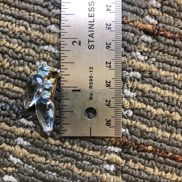 Vintage Light Blue Color bracelet & clip earrings - Picture 8 of 8